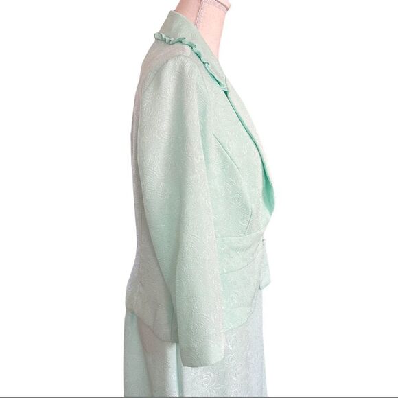 Danny & Nicole 2-piece Mint Green Blazer & Dress Set Size 10 - Picture 11 of 16